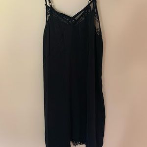 Lacy Black Shift Dress